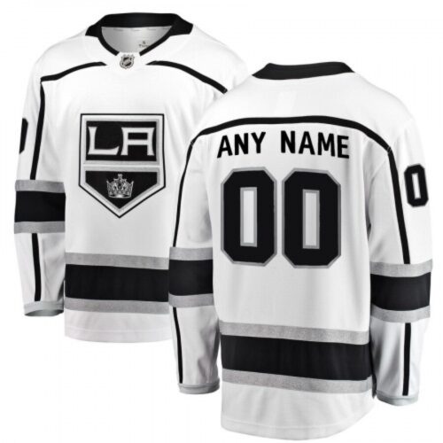 68617540346ba_1 Men's Los Angeles Kings White Custom Name Number Size NHL Stitched Jersey