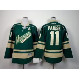 6861754a83519_1 Men's Minnesota Wild Custom Green Stitched Jersey