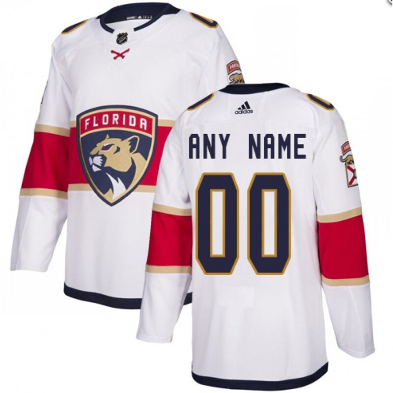 68617576908ab_1 Men's Florida Panthers White Custom Name Number Size NHL Stitched Jersey