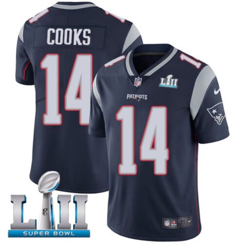 686175c9e456e_1 Youth New England Patriots #14 Brandin Cooks Navy Vapor Untouchable Limited Stitched NFL Jersey
