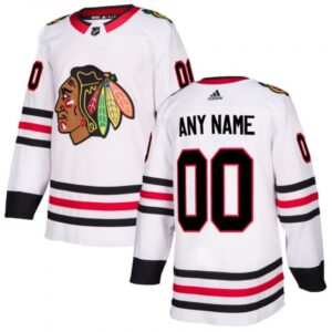 6861761900b7c_1 Men's Chicago Blackhawks White Custom Name Number Size NHL Stitched Jersey