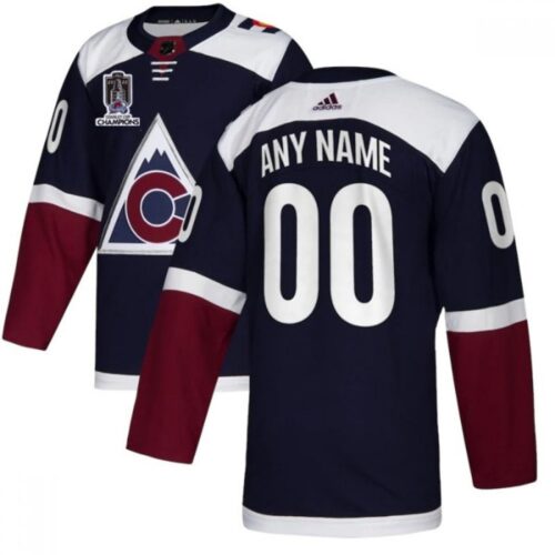 686176330ac50_1 Men's Colorado Avalanche Avtive Player Custom 2022 Navy Stanley Cup Champions Patch Stitched Jersey
