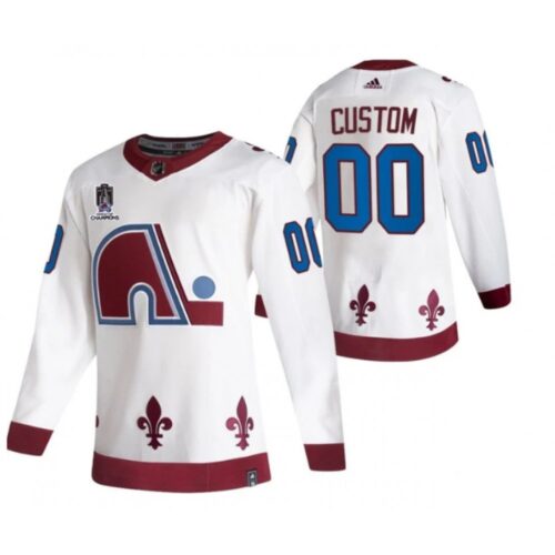 686176387c721_1 Men's Colorado Avalanche Avtive Player Custom 2022 White Stanley Cup Champions Patch Stitched Jersey