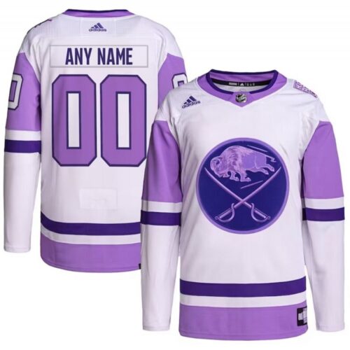6861765ac6f70_1 Men's Buffalo Sabres Custom Purple/White Cancer Blue Stitched Jersey