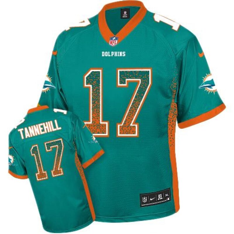 6861766f99a08_1 Dolphins #17 Ryan Tannehill Aqua Green Team Color Youth Stitched NFL Elite Drift Fashion Jersey
