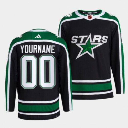 686176722f39e_1 Men's Dallas Stars Custom Black 2022-23 Reverse Retro Stitched Jersey