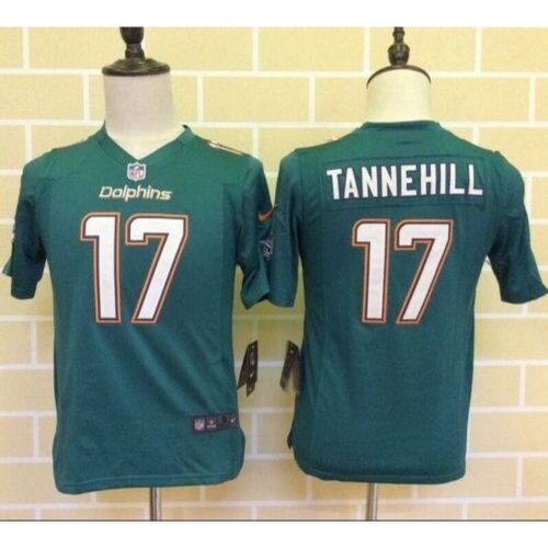 6861767253795_1 Dolphins #17 Ryan Tannehill Aqua Green Team Color Youth Stitched NFL Elite Jersey