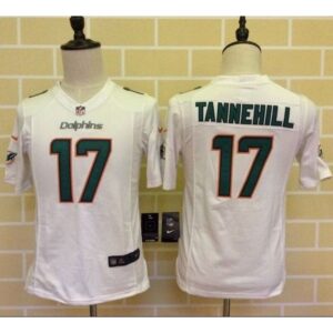 68617674efd1e_1 Dolphins #17 Ryan Tannehill White Youth Stitched NFL Elite Jersey