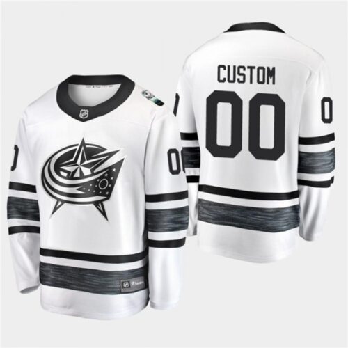 68617684a1273_1 Men's Columbus Blue Jackets Custom 2019 NHL All Star White Stitched Jersey