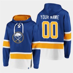 686176d108aa5_1 Men's Buffalo Sabres Active Player Custom Royal Ageless Must-Have Lace-Up Pullover Hoodie