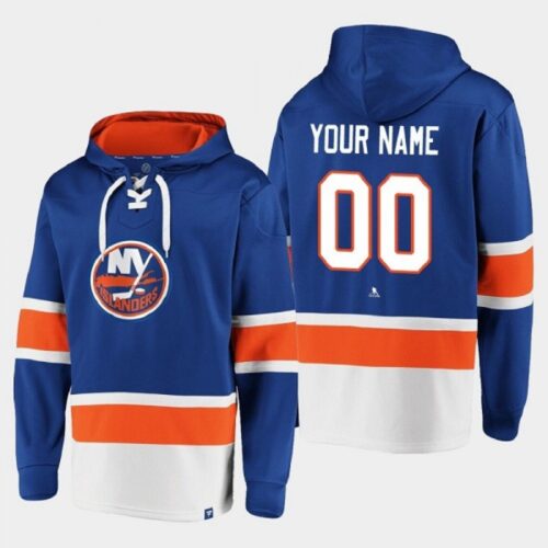686176e2549dd_1 Men's New York Islanders Active Player Custom Royal Ageless Must-Have Lace-Up Pullover Hoodie