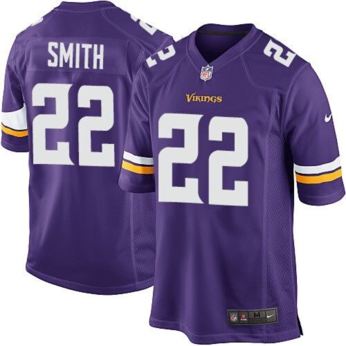 686177100b864_1 Vikings #22 Harrison Smith Purple Team Color Youth Stitched NFL Elite Jersey