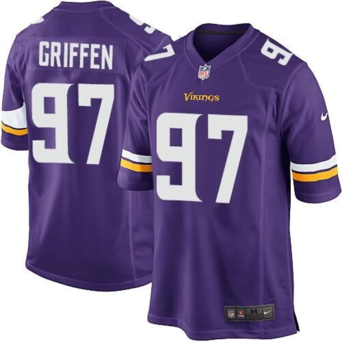 68617720747cb_1 Vikings #97 Everson Griffen Purple Team Color Youth Stitched NFL Elite Jersey