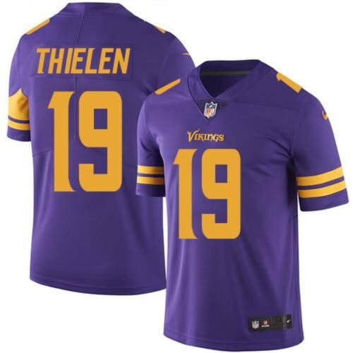 6861772ecfc75_1 Vikings #19 Adam Thielen Purple Youth Stitched NFL Limited Rush Jersey