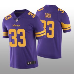 6861773beb8a4_1 Youth Minnesota Vikings #33 Dalvin Cook Purple Color Rush Limited NFL Stitched Jersey