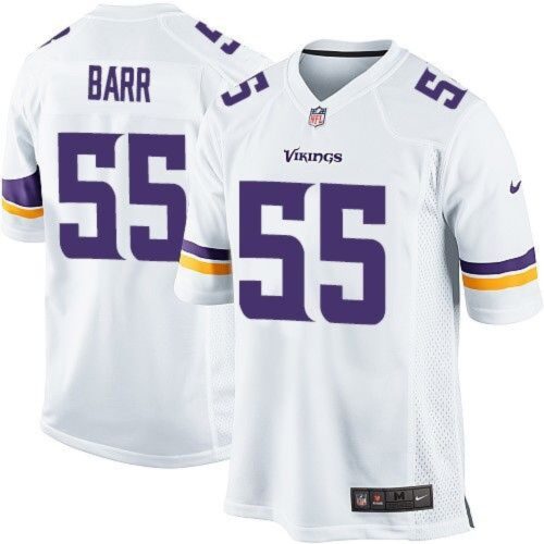6861776658639_1 Vikings #55 Anthony Barr White Youth Stitched NFL Elite Jersey