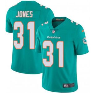 686177840faf8_1 Youth Miami Dolphins #31 Byron Jones Aqua Vapor Untouchable Limited Stitched NFL Jersey