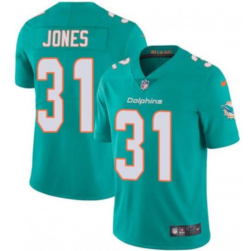 686177840faf8_1 Youth Miami Dolphins #31 Byron Jones Aqua Vapor Untouchable Limited Stitched NFL Jersey