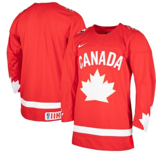 686177e471789_1 Men's Toronto Maple Leafs Hockey Canada Red Heritage Replica Stitched NHL Jersey