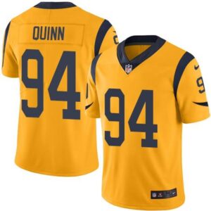 68617811494ba_1 Rams #94 Robert Quinn Gold Youth Stitched NFL Limited Rush Jersey