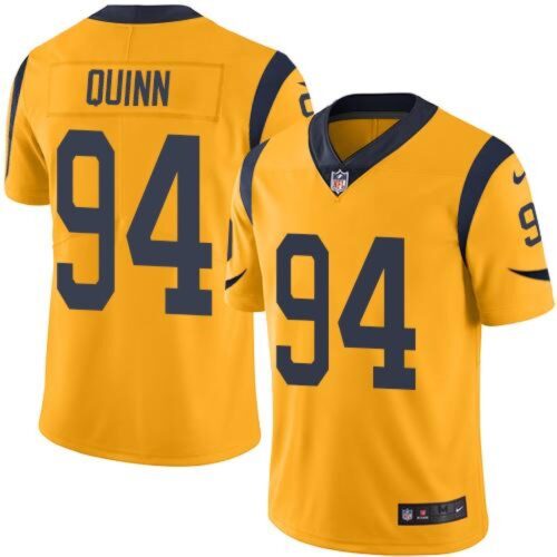 68617811494ba_1 Rams #94 Robert Quinn Gold Youth Stitched NFL Limited Rush Jersey
