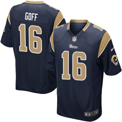 6861781beb5d6_1 Rams #16 Jared Goff Navy Blue Team Color Youth Stitched NFL Elite Jersey