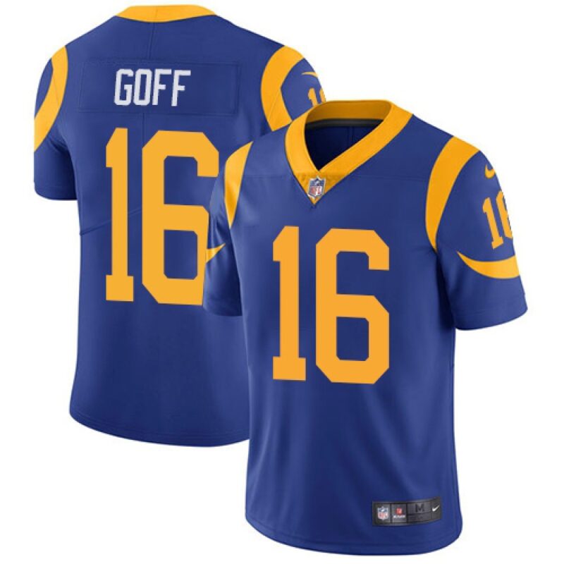 686178474ea8e_1 Youth Los Angeles Rams #16 Jared Goff Royal Blue Vapor Untouchable Limited Stitched NFL Jersey