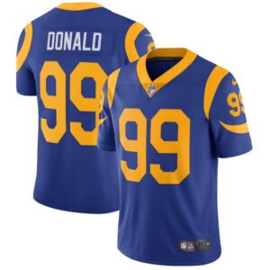 6861785d04ce6_1 Youth Los Angeles Rams #99 Aaron Donald Royal Blue Vapor Untouchable Limited Stitched NFL Jersey
