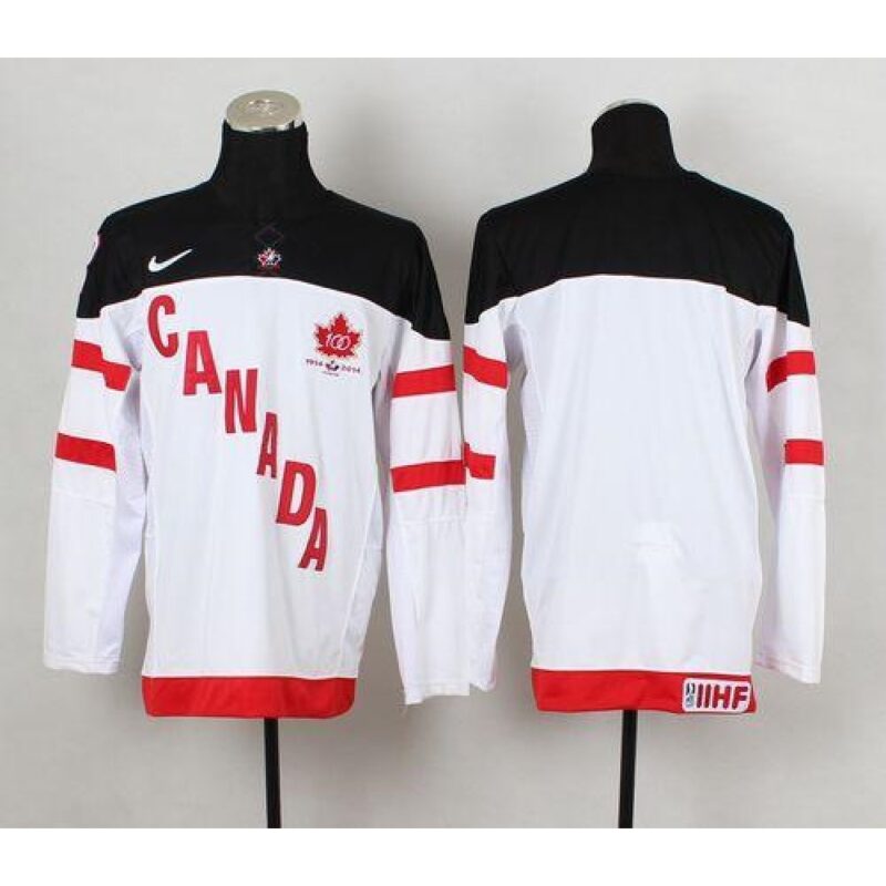 68617863d6cf4_1 Olympic CA. Blank White 100th Anniversary Stitched NHL Jersey