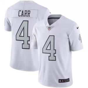 68617891b44f5_1 Youth Oakland Raiders #4 Derek Carr White Color Rush Limited Stitched NFL Jersey