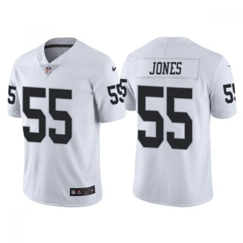 6861789dd960c_1 Youth Las Vegas Raiders #55 Chandler Jones White Vapor Untouchable Limited Stitched NFL Jersey