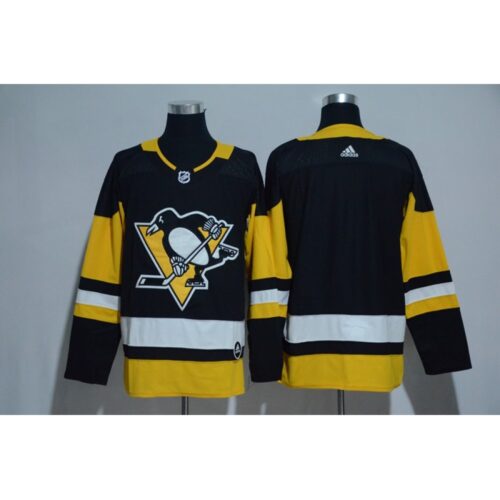 686178a25fcb1_1 Men's Pittsburgh Penguins Black Stitched NHL Jersey