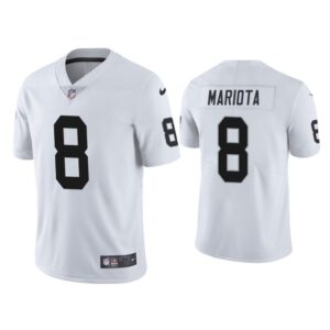 686178a377e07_1 Youth Oakland Raiders #8 Marcus Mariota White Vapor Untouchable Limited Stitched Jersey