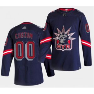 686178d592f7a_1 Men's New York Rangers Navy Personalized Authentic 2021 Reverse Retro Special Edition Stitched NHL Jersey