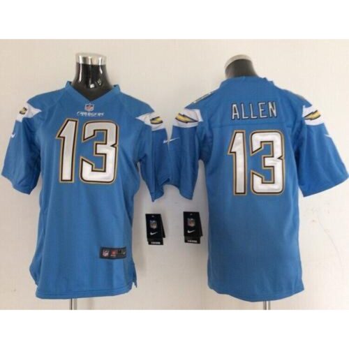 686178df144ba_1 Chargers #13 Keenan Allen Electric Blue Alternate Youth Stitched NFL New Elite Jersey