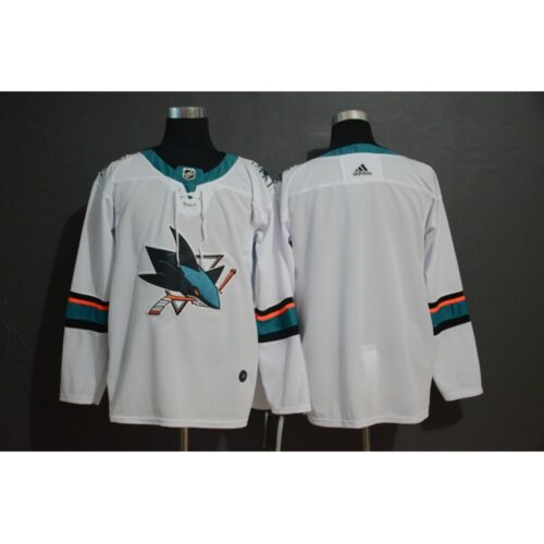 686178ee06a0c_1 Men's San Jose Sharks White Stitched NHL Jersey