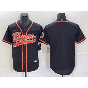 6861790664204_1 Men's Philadelphia Flyers Blank Black Cool Base Stitched Baseball Jersey