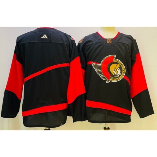 6861791f1892c_1 Men's Ottawa Senators Blank Black Stitched Jersey