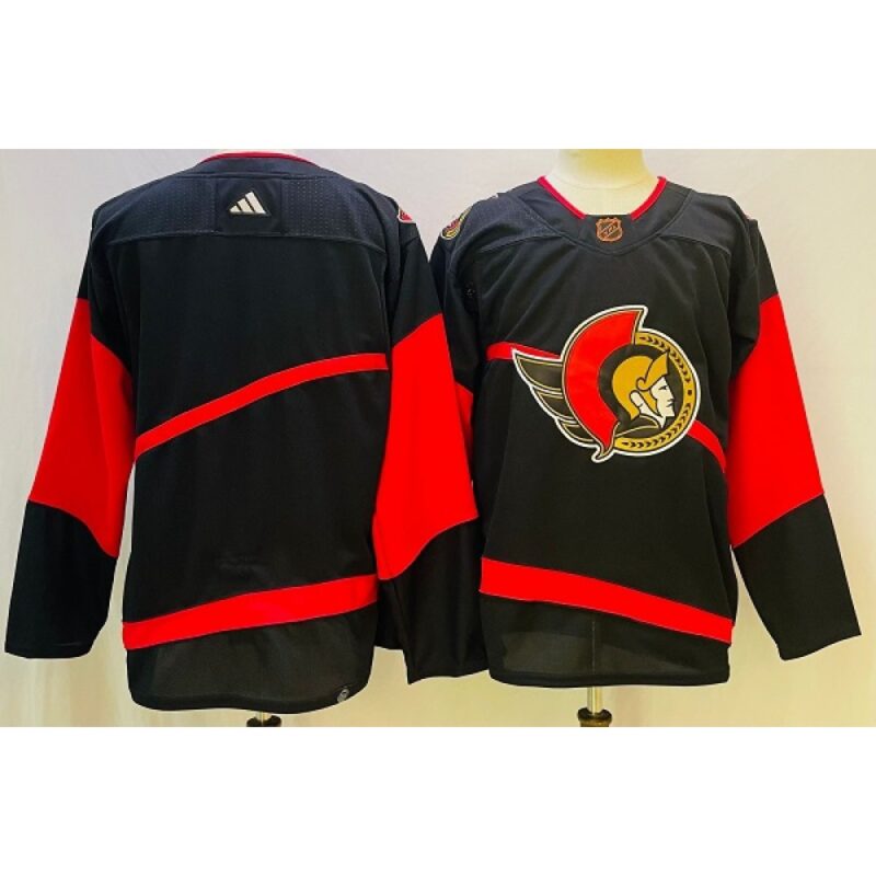 6861791f1892c_1 Men's Ottawa Senators Blank Black Stitched Jersey