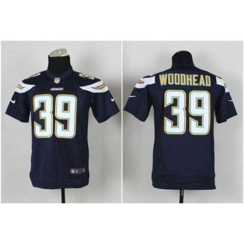6861793c0e654_1 Chargers #39 Danny Woodhead Navy Blue Team Color Youth Stitched NFL New Elite Jersey