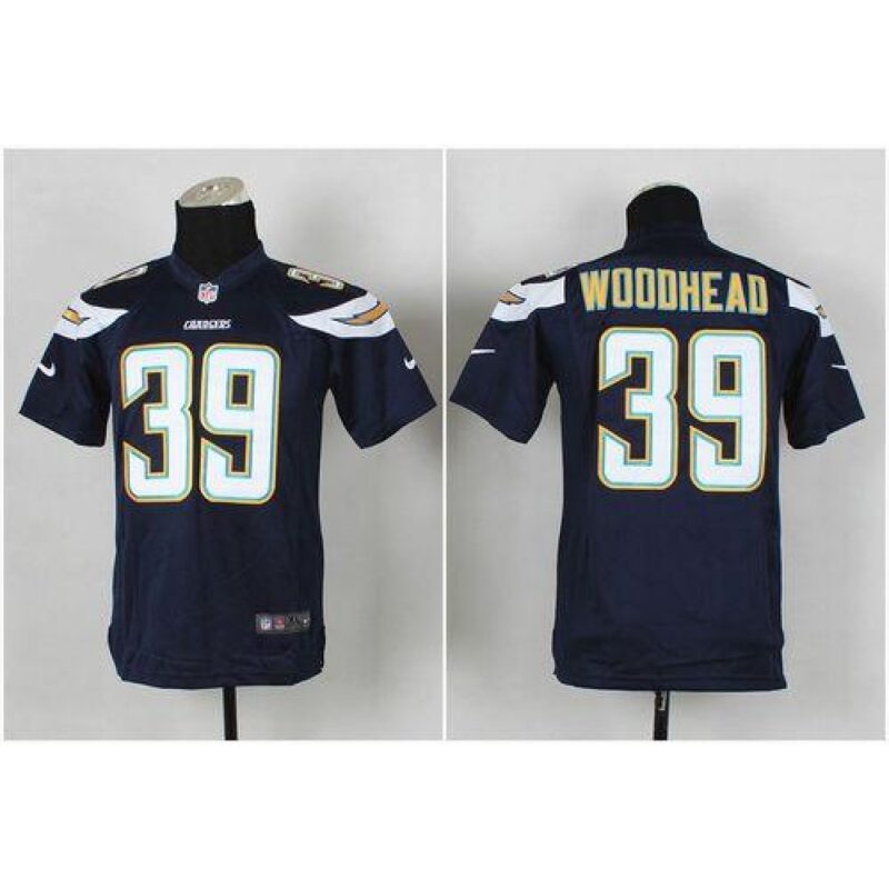 6861793c0e654_1 Chargers #39 Danny Woodhead Navy Blue Team Color Youth Stitched NFL New Elite Jersey