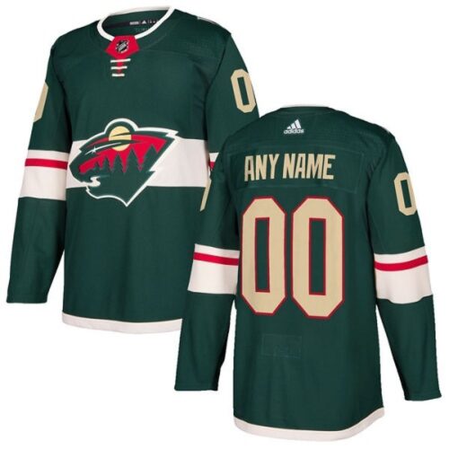 6861796791489_1 Men's Minnesota Wild Personalized Authentic Green Home Stitched NHL Jersey