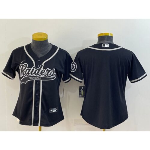 68617982e9417_1 Youth Las Vegas Raiders Blank Black With Patch Cool Base Stitched Baseball Jersey