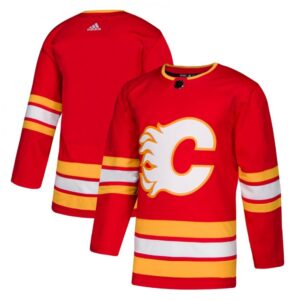 686179d7ca1a8_1 Men's Calgary Flames Red Blank Stitched NHL Jersey