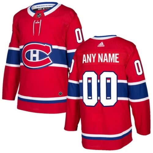 686179e2a0888_1 Men's Montreal Canadiens Personalized Authentic Red Home Stitched NHL Jersey