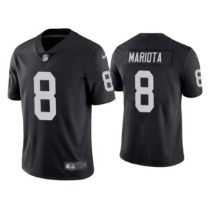 686179e4a36a3_1 Youth Oakland Raiders #8 Marcus Mariota Black Vapor Untouchable Limited Stitched Jersey