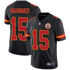 68617a6ebc167_1 Youth Kansas City Chiefs #15 Patrick Mahomes Black Vapor Untouchable Limited Stitched NFL Jersey