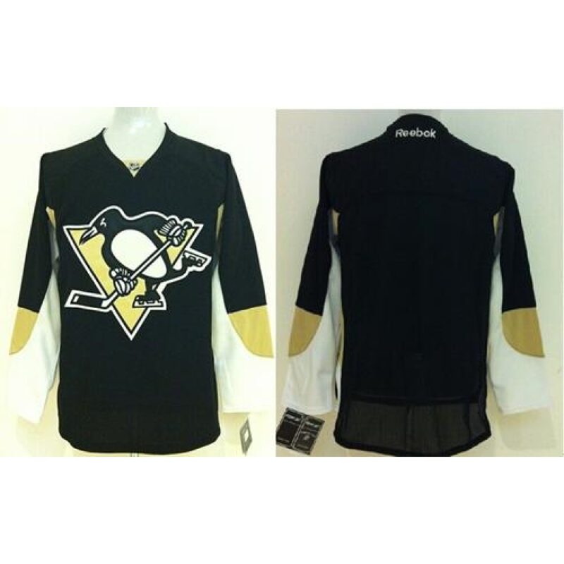 68617a704b7bb_1 Penguins Blank Black Stitched Youth NHL Jersey