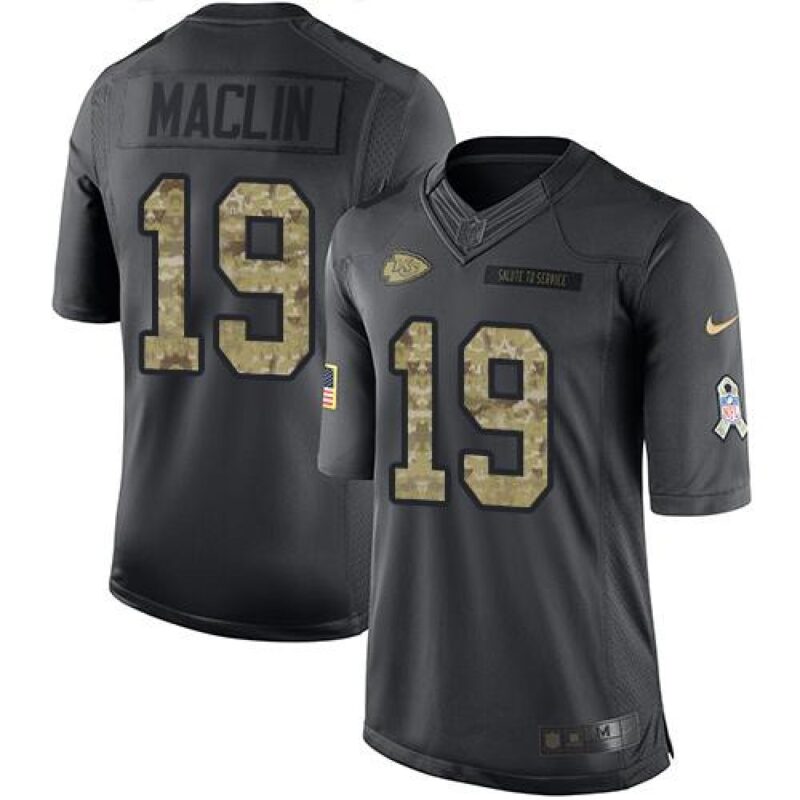 68617a7168674_1 Chiefs #19 Jeremy Maclin Black Youth Stitched NFL Limited 2016 Salute to Service Jersey