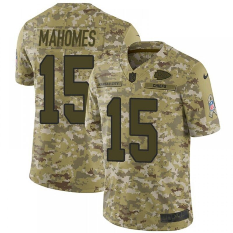 68617a9858b10_1 Youth Kansas City Chiefs #15 Patrick Mahomes 2018 Camo Salute to Service Limited Stitched NFL Jersey